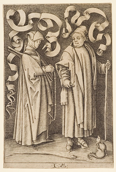 Begine und Begarde in typischer Tracht Begine und Begarde in typischer Tracht (Foto: Herzog Anton-Ulrich-Museum Braunschweig)